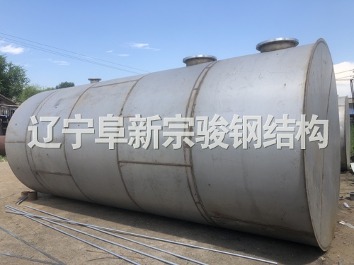 臥式白鋼儲罐，大型防腐化工儲罐